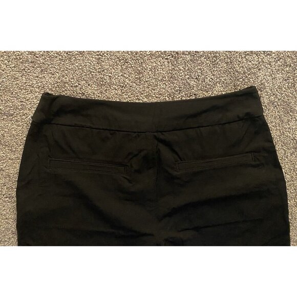 Tommy Bahama Active Womens Shorts 8" Bermuda Black Zip Front Pockets Size XS NWT - Picture 8 of 16